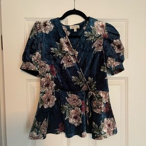 Monteau Velour Blouse